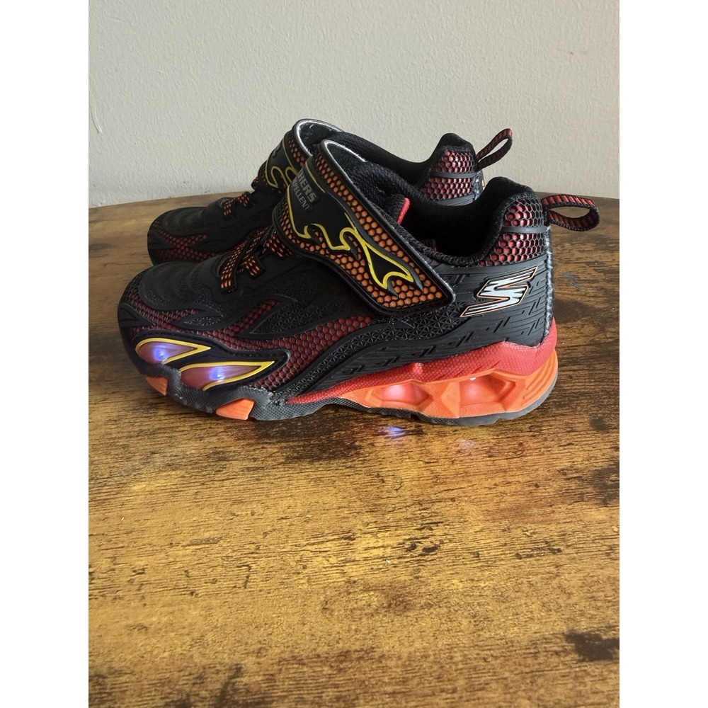Skechers Kids S-Lights: Hydro Lights - Heat Stride Sneakers Size 12 - Picture 5 of 7